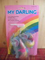 Régi retro My Darling Pony ritkaság az 1980- as évekből,  eredeti csomagolásában, kék
