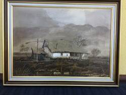 Puskás Imre remekműve 50x70 cm +keret méretben