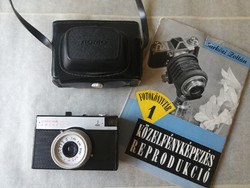 Lomo smena 8m camera with original case + gift 1957 edition photographer's book
