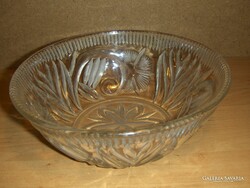 Antique glass serving bowl diameter 21.5 cm (afp)