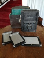 Ritka, antik Mentor Folding Reflex fényképezőgép GYŰJTŐKNEK, KURIÓZUM (100 éves fényképező)