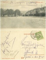 Old postcard - Piliscsaba camp railway station