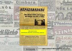 1962 augusztus 10  /  NÉPSZABADSÁG  /  Régi ÚJSÁGOK KÉPREGÉNYEK MAGAZINOK Ssz.:  17278