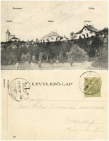 Régi képeslap - Szemes Villák 1905