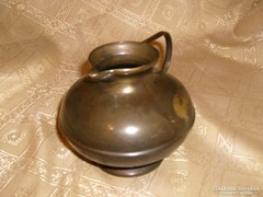 Art deco tömör súlyos bronz kancsó kiöntő 851 grammos ritkaság eladó