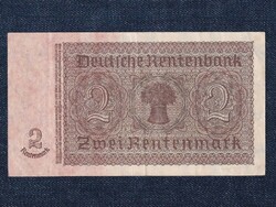 Németország Harmadik Birodalom (1933-1945) 2 járadék márka bankjegy 1937 (id63182)