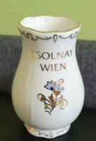 Zsolnay cornflower mini vase