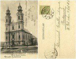 Régi képeslap - Szabadka 1905