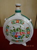 Porcelain water bottle from Hollóház, with a Hungarian folk motif. He has! Jokai.