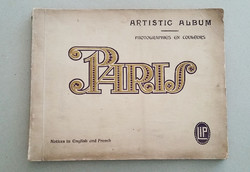 Régi Paris képalbum 1910-es évekbeli Párizsi fotók albuma fotóalbum