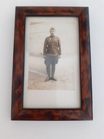 Old soldier photo frame photo