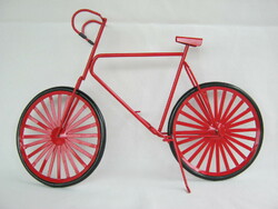 Painted metal bicycle bicycle model