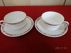 Rosenthal Bavarian German porcelain, antique coffee cup + saucer, two pieces. He has! Jokai.