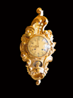 Antique French Baroque wall clock