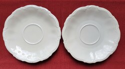 J. Kronester Bavarian German porcelain saucer plate small plate 2 pcs