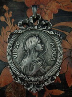 Antique large Maria pendant