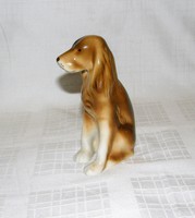 Spániel kutya figura Royal Dux porcelán