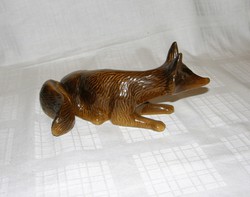 Fox ceramic figurine 23 cm