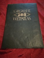 Grosser jro weltatlas 1958- large world atlas in German