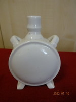 Zsolnay porcelain, antique, white water bottle, height 10 cm. He has! Jokai.