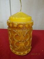 Carved decorative candle, height 12 cm. He has! Jokai.