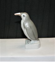 Pingvin ritka festésű Aquincumi porcelán