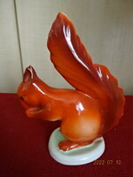 Porcelain figurine from Raven House, antique squirrel. He has! Jokai.