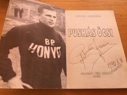 Book signed by Ferenc Puskás
