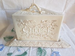 English antique cheese holder