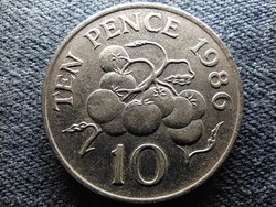 Guernsey II. Erzsébet paradicsom palánta 10 penny 1986 (id59442)