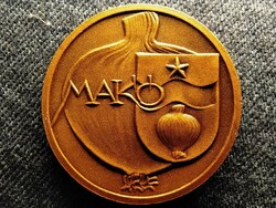 Magyar városok bronz érem Makó, Városháza  (id56755)