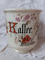 Bonn earthenware pot with coffee inscription