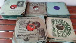 66 darab régi gramofon lemez , Odeon , Polydor, Electrola , Columbia ...