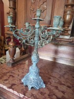 Antique 4-branch candlestick for sale, 46 cm high