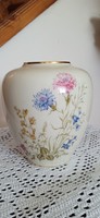 Bavaria vase decorated with hand-painted lead wood in perfect condition