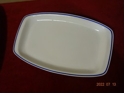 Alföldi porcelain blue striped, oval bowl. He has! Jokai.