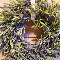 Tihany style lavender door decoration