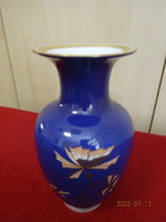 German porcelain vase with gold border, height 19 cm. He has! Jokai.