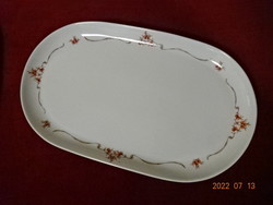 Alföldi porcelain oval meat bowl with rosehip pattern. He has! Jokai.
