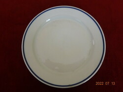 Alföldi porcelain blue striped flat plate. He has! Jokai.