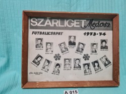 A015 Szárliget MEDOSZ futballcsapat 1973-75  26x20 cm