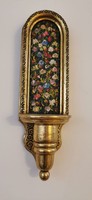 Fire gilded - hand painted - wall pedestal