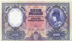 Hungary 1000 pengő replica 1927 unc