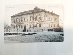 Dombóvár Állami népiskola, 1920-as évek előtti, képeslap