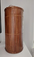 Rattan floor vase, umbrella stand, 50 cm high