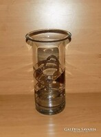 K&k styling west germany tiffany glass vase 22.5 cm