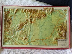Topographic map of Hungary 1960