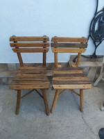 Retro békebeli gyerek fa kisszék székek gyerekszék  nosztalgia