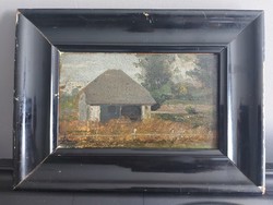 ! Üres tanya - Szignálatlan festmény - 018