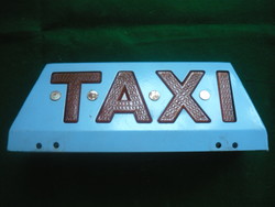 retro taxis lámpa fedél